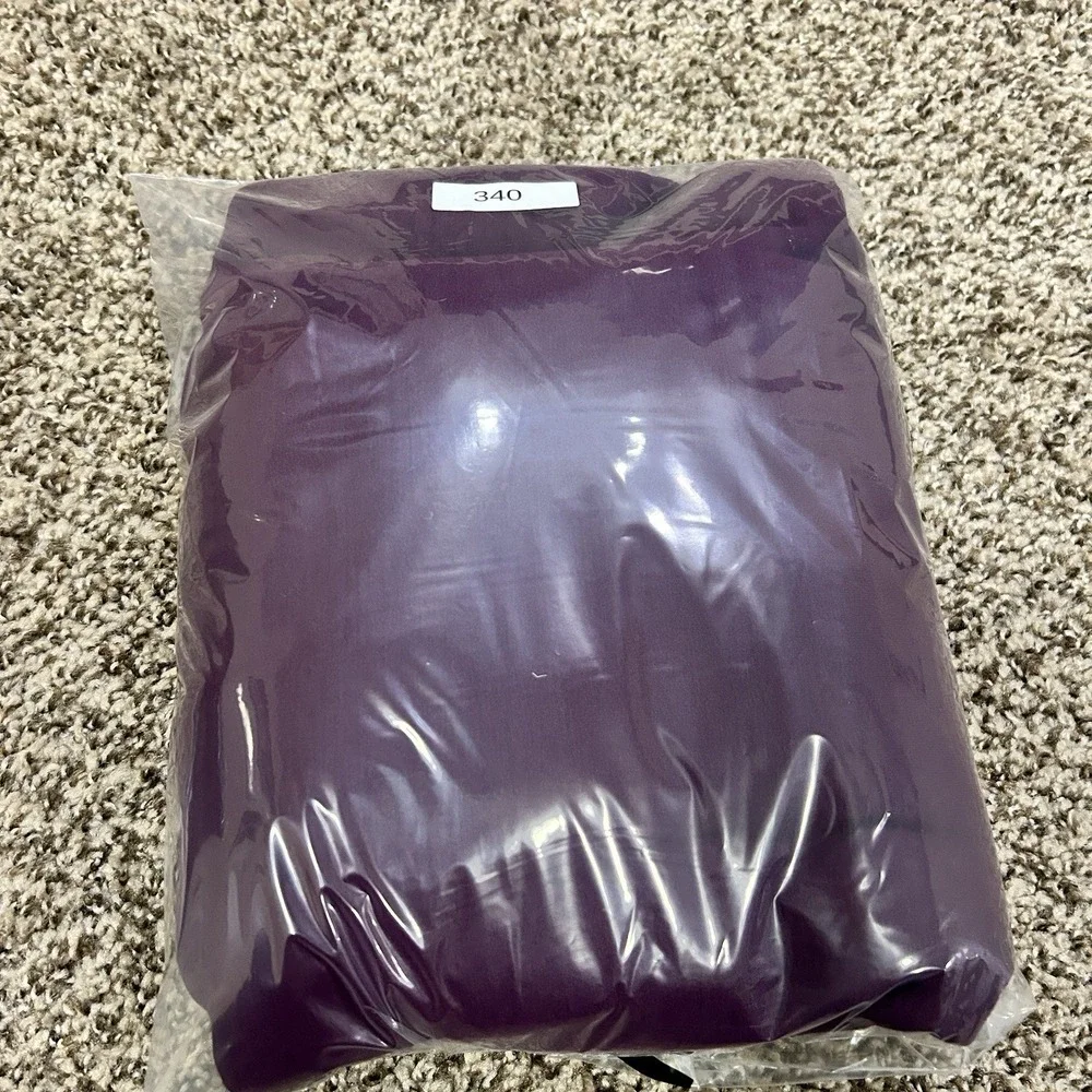 Lululemon Bordeaux Drama Cassis Burgundy Neoprene Fleece Pullover Crew Size 8